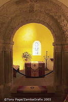 St. Margaret's Chapel is dedicated to the Queen of Malcolm III