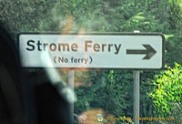 There's no ferry at Stromeferry because Stromeferry is a village