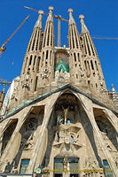 The west-facing Passion Facade