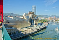 The Guggenheim looks like a ship on water
