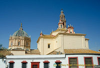 The beautiful Baroque dome is the main feature of San Pedro Carmona