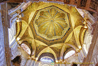Gold gilded dome over the Maksoureh