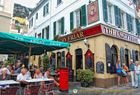 The Angry Friar - one of the many pubs in Gibraltar