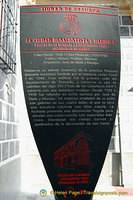 Granada city plaque