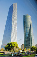 Madrid's modern high rise towers