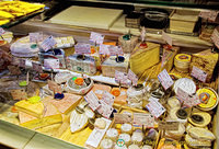 Beautiful spread of Spanish cheeses