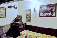 One of the dining rooms in Mesón Rincón