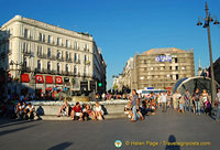 View of Puerta del Sol