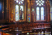 The Choir of Montserrat Basilica