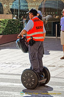 Security guards on their segway