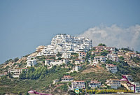 View of Peñíscola town from the castle