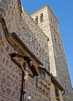 The Mudejar tower of Iglesia de Santo Tome