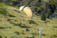 Paragliding is a popular summer activity in Zermatt