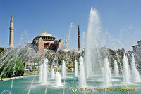 Around Sultan Ahmet, the Blue Mosque and Hagia Sofia, Istanbul, Turkey