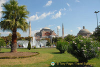 View towards Hagia Sophia