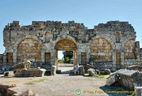 Porticoes like this line the boulevard of Perge