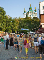 St Andrew's Descent and Flea Market, Kyiv (Kiev)