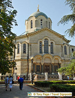 St Vladimir's Cathedral contains the tombs of several Russian admirals