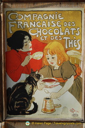 Advertising poster for Companie Francaise des Chocolats et des Thes