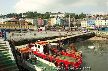 Cobh, one of the main ports from where Irish emigrants left for the USA and elsewhere