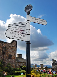 Signpost at the Upper Ward