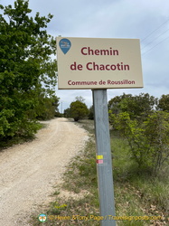 Chemin de Chacotin, Roussillon