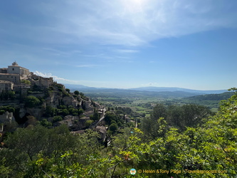 Gordes and surrounding valley