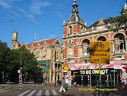 Amsterdam Town Hall and American Hotel