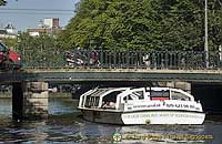 Amsterdam canals have low bridges!