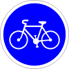 Bicycle roadsign