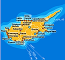 map of Cyprus