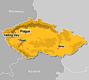 map of Czech Republic