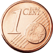 1 cent coin (front)