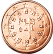 1 cent coin (back)