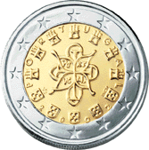 2 euro coin (back)
