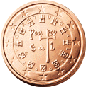 2 cent coin (back)