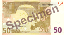 50 euro note (back)