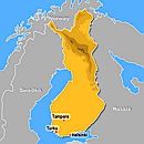 map of Finland
