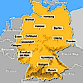 map of Germany
