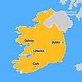 map of Ireland