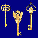 Chamberlain's keys - Bronze gilt