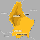 map of Luxembourg