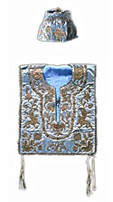 Musee Judaisme skull cap and prayer shawl