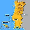 map of Portugal
