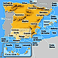 map of Spain and Portugal