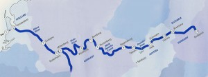 Amsterdam to Budapest route
