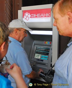 ATM at Londonskaya Hotel, Odessa