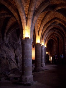 Chamber below Chillon Castle
