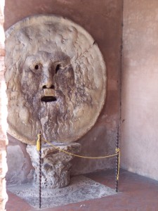 The famous Mouth of Truth - (Bocca della Verita)