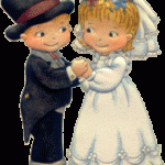 wedding-couple Saying "I Do"